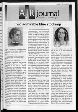 Two Admirable Blue Stockings