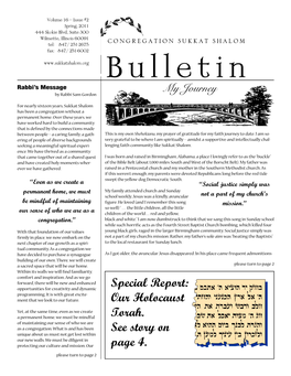 Spring Newsletter 2011