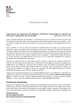 Communes Concernées