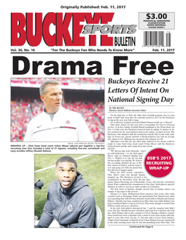 Buckeyes Receive 21 Letters of Intent on National Signing Day $3.00