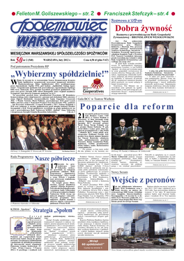 „Wybierzmy Spółdzielnie!”