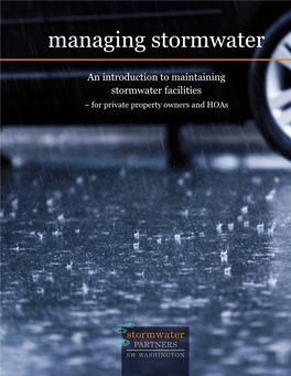 Managing Stormwater