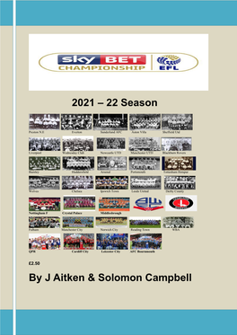 Doing the 92 EFL Championship Division Season 2020/21