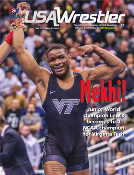 Mekhi!Junior World Champion Lewis Becomes First NCAA Champion For