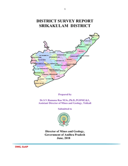District Survey Report Srikakulam District