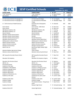 Certified School List 9-16-15.Xlsx