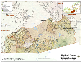 MACON JACKSON TRANSYLVANIA HAYWOOD SWAIN Highland Domes Great Balsam Pisgah Ledge Nantahala Mtns North Slope