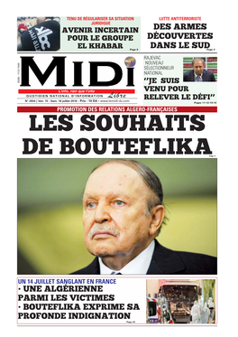 Les Souhaits De Bouteflika