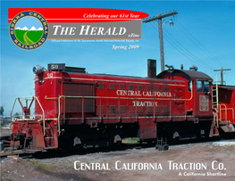 THE HERALD Ezine Official Publication of the Sacramento Model Railroad Historical Society, Inc