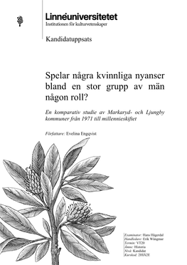 Spelar Några Kvinnliga Nyanser Bland En Stor Grupp Av Män Någon Roll?