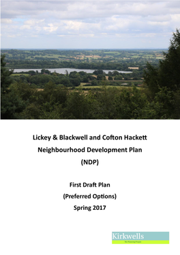 1 Lickey & Blackwell and Cofton Hacket First Draft