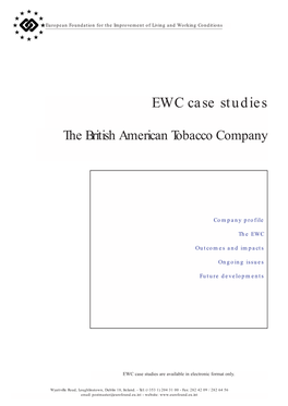 EWC Case Studies