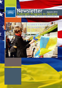 Newsletter Autumn 2014 Fulbright Program in Ukraine