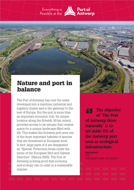 Nature and Port in Balance