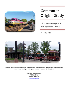 Commuter Origins Study