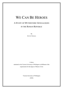 We Can Be Heroes