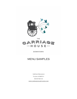 Menu Samples