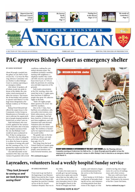 PAC Approves Bishop's Court As Emergency Shelter
