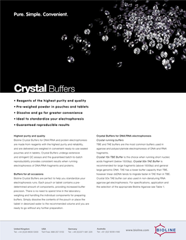 Crystal Buffers