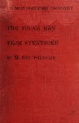 The Young Man from Stratford;: a Juryman's View of the Bacon