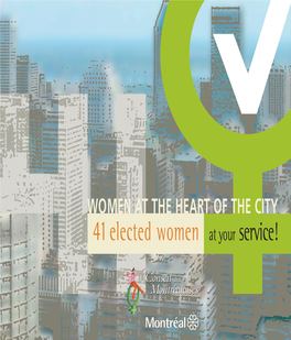 WOMEN at the HEART of the CITY 41Elected Womenat Your Service! CM Élues-Anglais IMP 21/05/11 13:38 Page 2
