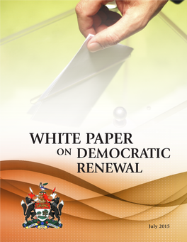 White Paper on Democratic Renewal