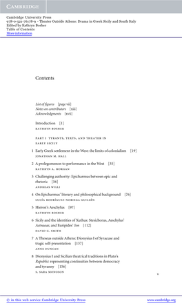 Table of Contents More Information