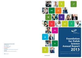 Foundation for Polish Science Annual Report