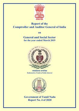 Report of the Comptroller and Auditor General of India General and Social