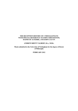 Talbert Dissertation-Complete