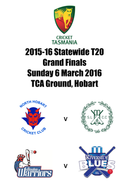 Statewide T20 Grand Final Program