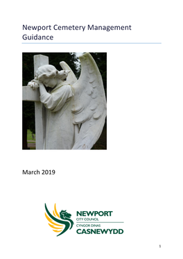 Newport Cemetery Management Guidance