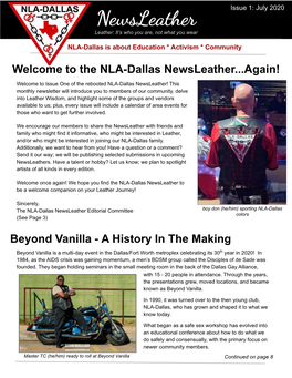 NLA Newsleather July 2020