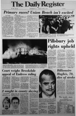 Pillsbury Job Rights Upheld TRENTON - the Appel- Freeholder Thomas J Three-Year Term in 1973 1 Late Division of Superior Lynch Jr