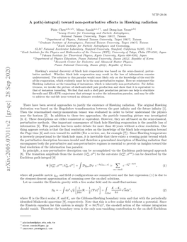 A Path (-Integral) Toward Non-Perturbative Effects in Hawking Radiation