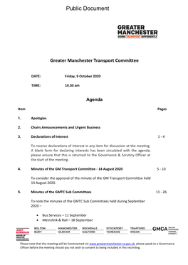 Greater Manchester Transport Committee