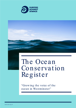 The Ocean Conservation Register