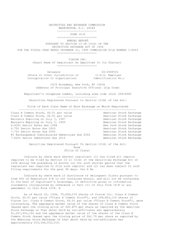 Annual Report Pursuant to Section 13 Or 15(D) of the Securities Exchange Act of 1934 for the Fiscal Year Ended December 31, 1995 Commission File Number 1-9553