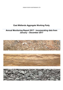 East Midlands Aggregate Working Party Annual Monitoring Report 2017