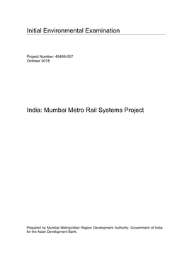 Mumbai Metro Rail Systems Project