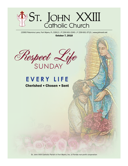 Respect Life SUNDAY