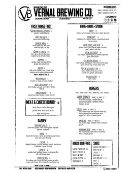 Vbc Menu May 2018 Concept Dinner