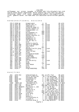 UTNL1990 Willkommen Zur Ersten Ausgabe in Diesem Jahr! Die Mitarbeit Hat Sich Gleich Etwas Besser Angelassen