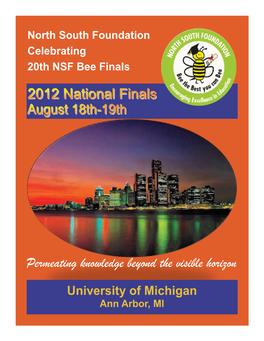 2012 National Finals, University of Michigan