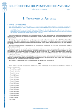 Boletín Oficial Del Principado De Asturias