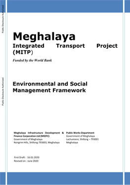 Meghalaya Integrated Transport Project (MITP)
