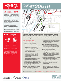 About Stage 2 LRT South Highlights