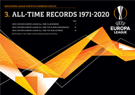 3. All-Time Records 1971-2020