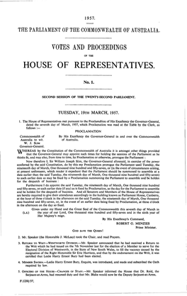 House of Representatives