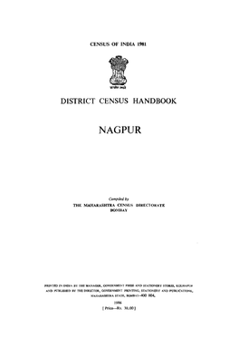 District Census Handbook, Nagpur